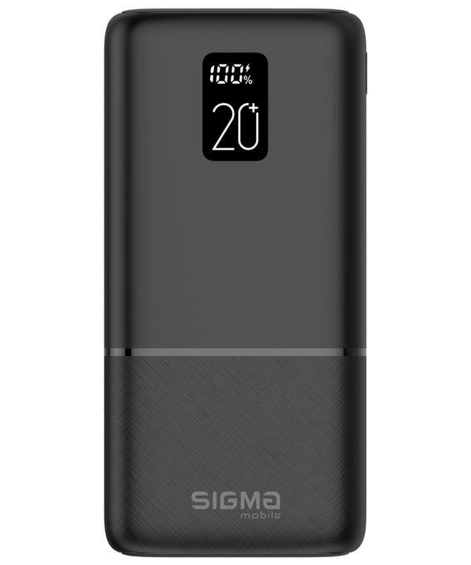 Универсальная мобильная батарея Sigma mobile X-Power SI20A2QL 20000mAh Black (4827798423813)