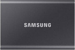 Накопичувач зовнішній SSD 2.5" USB  500GB Samsung T7 Titan Gray (MU-PC500T/WW)
