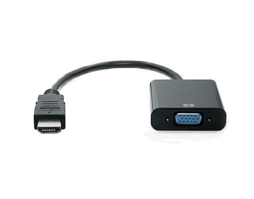 Фото - Кабель REAL-EL Адаптер  HDMI - VGA (M/F), 0.15 м, чорний  EL123500020 (EL123500020)