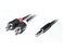 Фото - Аудио-кабель REAL-EL Audio Pro 3.5 мм - 2xRCA (M/M), 1.8 м, черный (EL123500042) | click.ua