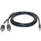 Фото - Аудіо-кабель REAL-EL Audio Pro 3.5 мм - 2xRCA (M/M), 1.8 м, чорний (EL123500042) | click.ua
