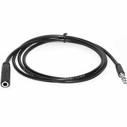 Аудио-кабель REAL-EL Audio Pro 3.5 мм - 3.5 мм (M/F), 1 м, черный (EL123500041)