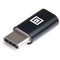 Фото - Адаптер REAL-EL micro USB - USB Type-C (F/M), Black (EL123500018) | click.ua
