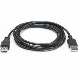 Кабель REAL-EL Pro USB - USB V 2.0 (M/F), 2 м, черный (EL123500028)