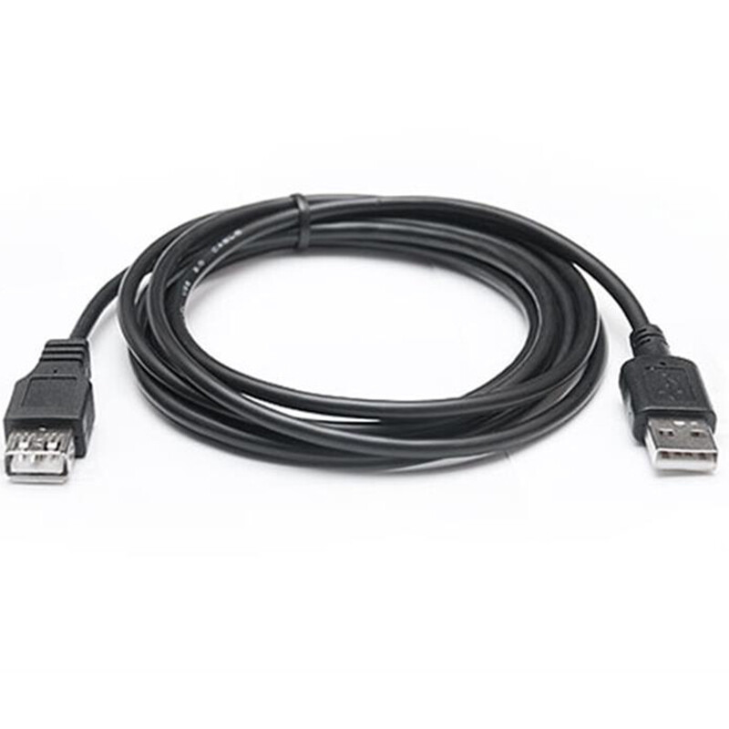 Кабель REAL-EL Pro USB - USB V 2.0 (M/F), 2 м, черный (EL123500028)