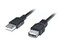 Фото - Кабель REAL-EL Pro USB - USB V 2.0 (M/F), 2 м, черный (EL123500028) | click.ua