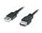 Фото - Кабель REAL-EL Pro USB - USB V 2.0 (M/F), 2 м, чорний (EL123500028) | click.ua