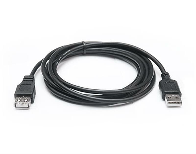 Кабель REAL-EL Pro USB - USB V 2.0 (M/F), 2 м, черный (EL123500028)