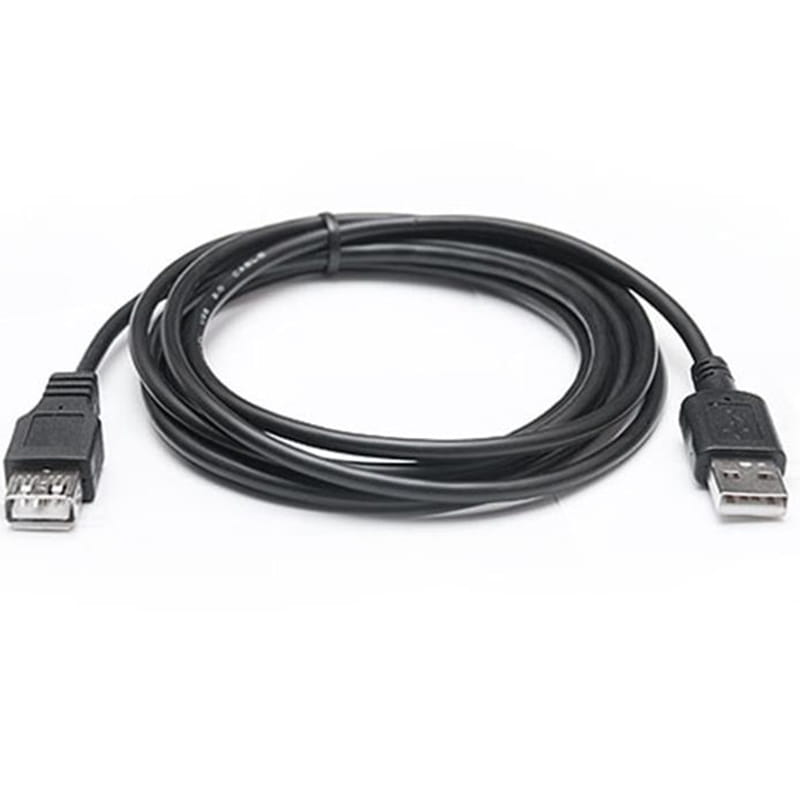 Кабель REAL-EL Pro USB - USB V 2.0 (M/F), 2 м, черный (EL123500028)
