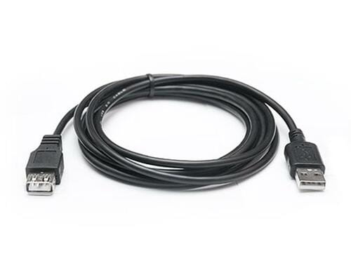 Фото - Кабель REAL-EL   Pro USB - USB V 2.0 (M/F), 2 м, чорний  EL1235 (EL123500028)