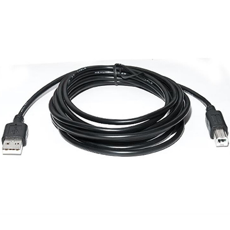 Кабель REAL-EL Pro USB - USB Type-B V 2.0 (M/M), 2 м, черный (EL123500026)