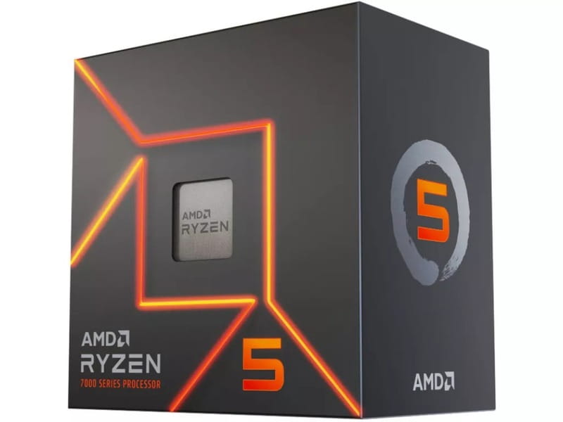 Процессор AMD Ryzen 5 7600 (3.8GHz 32MB 65W AM5) Box (100-100001015BOX)