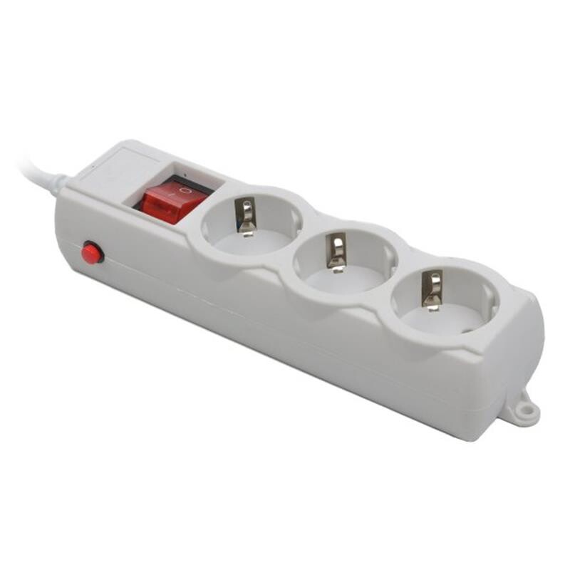 Фильтр питания Gembird Pro (SPG3-G-6G-PRO) 3 розетки, 1.8м, серый
