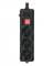 Фото - Фильтр питания Gembird Pro (SPG3-G-10B-PRO) 3 розетки, 3м, черный | click.ua