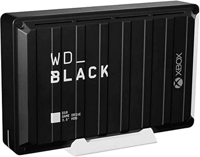 Зовнішній жорсткий диск 3.5" USB 12.0TB Black D10 Game Drive for Xbox One (WDBA5E0120HBK-EESN)