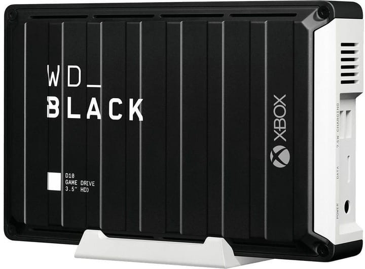 Внешний жесткий диск 3.5" USB 12.0TB Black D10 Game Drive for Xbox One (WDBA5E0120HBK-EESN)