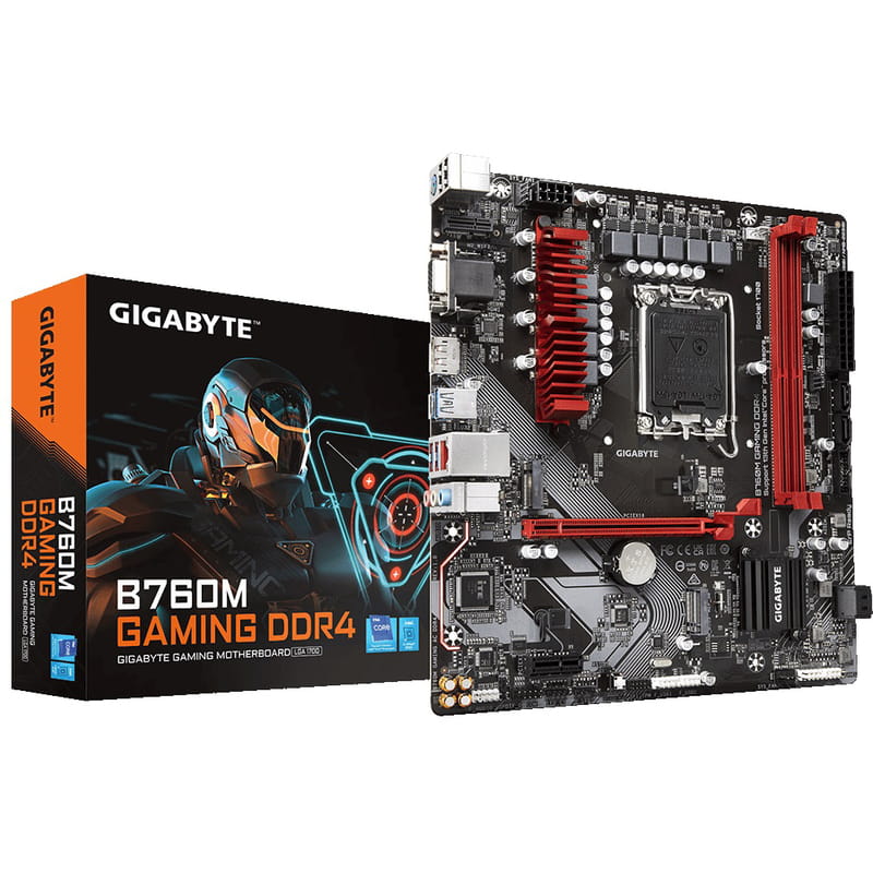 Материнская плата Gigabyte B760M Gaming DDR4 Socket 1700