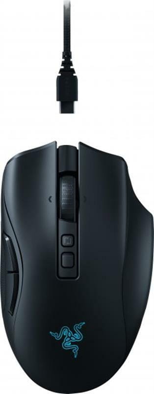 Мышь беспроводная Razer Naga V2 Pro Wireless Black (RZ01-04400100-R3G1)