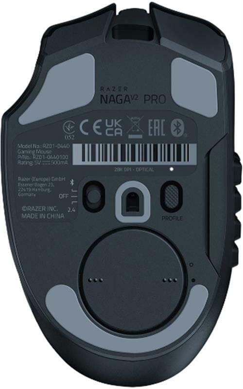 Мышь беспроводная Razer Naga V2 Pro Wireless Black (RZ01-04400100-R3G1)