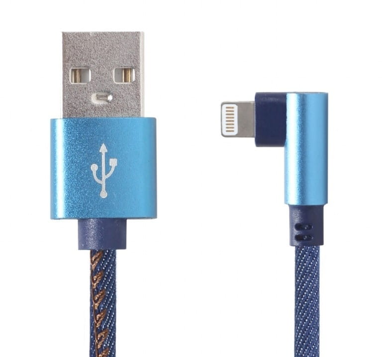 Кабель Cablexpert USB - Lightning (M/M), премиум, 1 м, синий (CC-USB2J-AMLML-1M-BL)