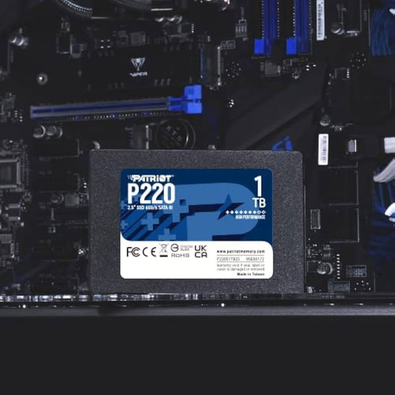 Накопитель SSD 1TB Patriot P220 2.5" SATAIII TLC (P220S1TB25)