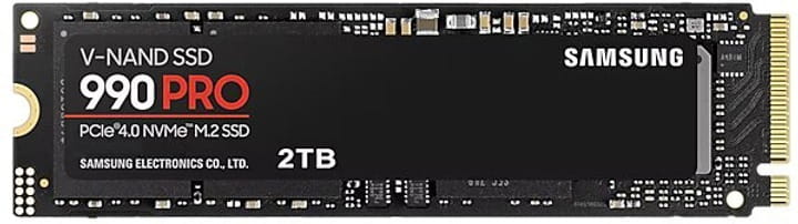 Накопитель SSD  2ТB Samsung 990 PRO M.2 2280 PCIe 4.0 x4 NVMe V-NAND MLC (MZ-V9P2T0BW)