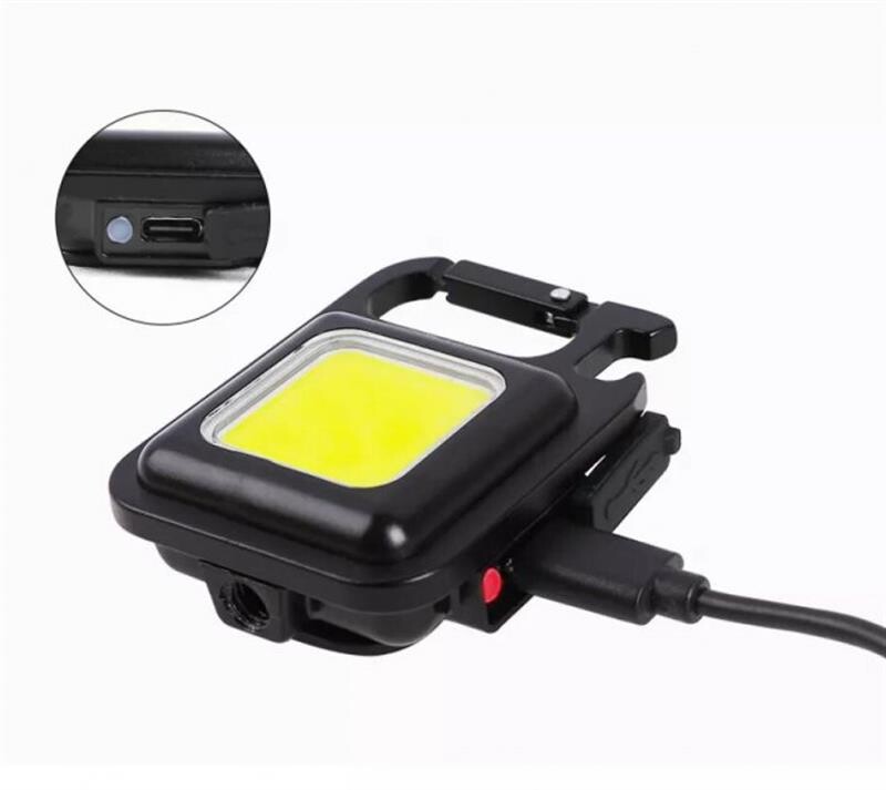 Фонарь аккумуляторный брелок с магнитом XoKo Mini COB 500 lum Черный (XK-Mini COB)