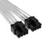 Фото - Кабель-перехідник Corsair Premium Individually Sleeved 12+4pin PCIe Gen 5 12VHPWR 600W cable, Type 4, WHITE (CP-8920332) | click.ua