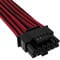 Фото - Кабель-перехідник Corsair Premium Individually Sleeved 12+4pin PCIe Gen 5 12VHPWR 600W cable, Type 4, RED/BLACK (CP-8920334) | click.ua