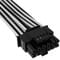 Фото - Кабель-переходник Corsair Premium Individually Sleeved 12+4pin PCIe Gen 5 12VHPWR 600W cable, Type 4, WHITE/BLACK (CP-8920333) | click.ua