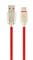 Фото - Кабель Cablexpert USB - USB Type-C V 2.0 (M/M), 2.1 А, премиум, 1 м, красный  (CC-USB2R-AMCM-1M-R) | click.ua