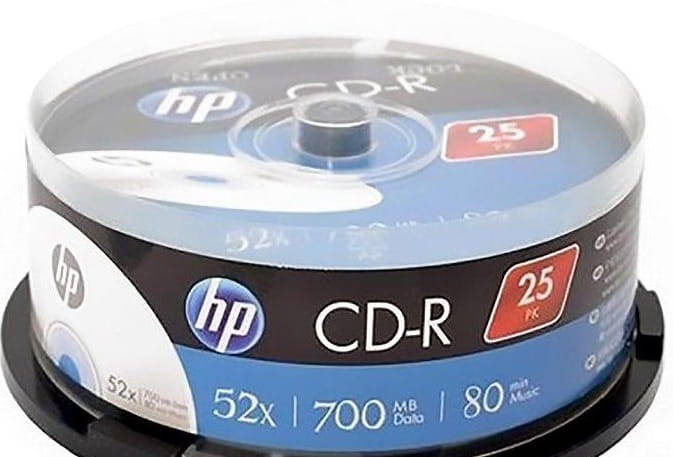 CD-R HP (69311 /CRE00015-3) 700MB 52x, шпиндель, 25 шт