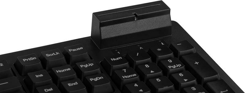 Клавіатура 2E KC1030 Smart Card Ukr Black (2E-KC1030UB)