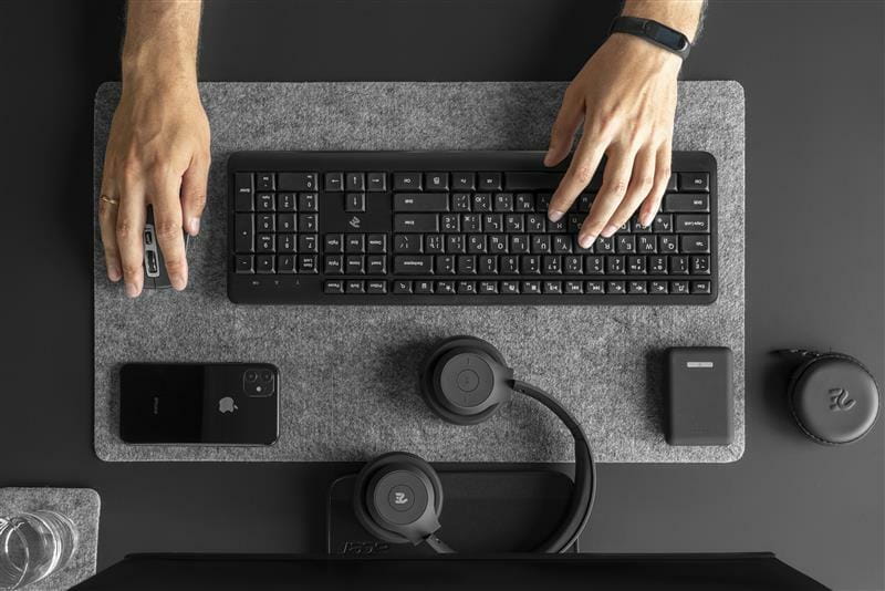 Клавиатура беспроводная 2E KS220 WL Ukr Black (2E-KS220WB)