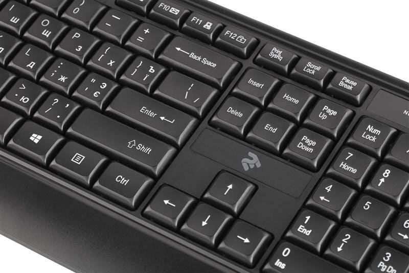 Комплект (клавіатура, мишка) 2E MK404 (2E-MK404UB) Black USB