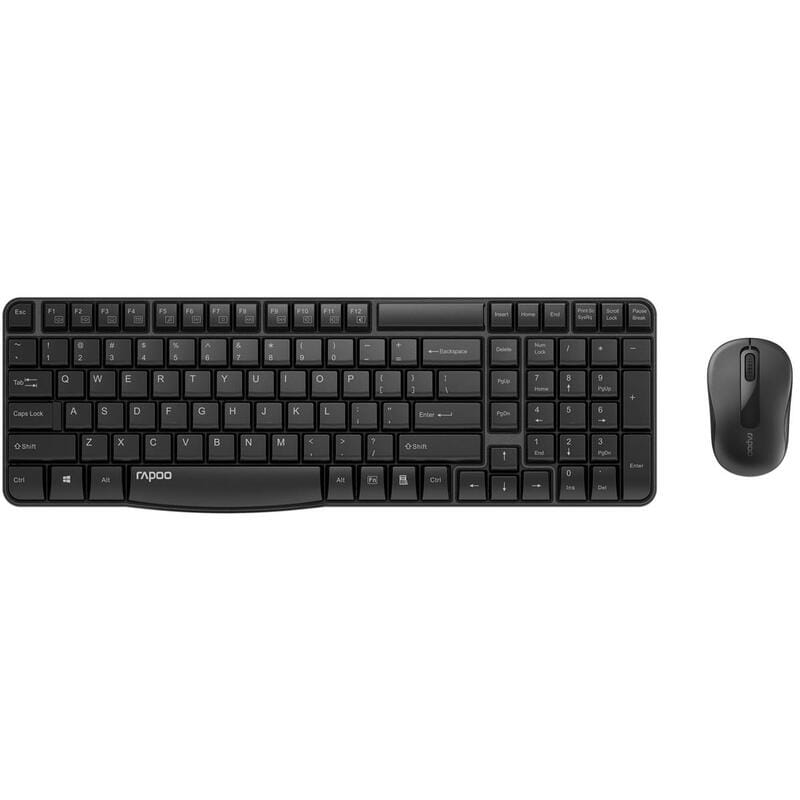Комплект (клавіатура, миша) бездротовий Rapoo X1800S Combo Wireless Black