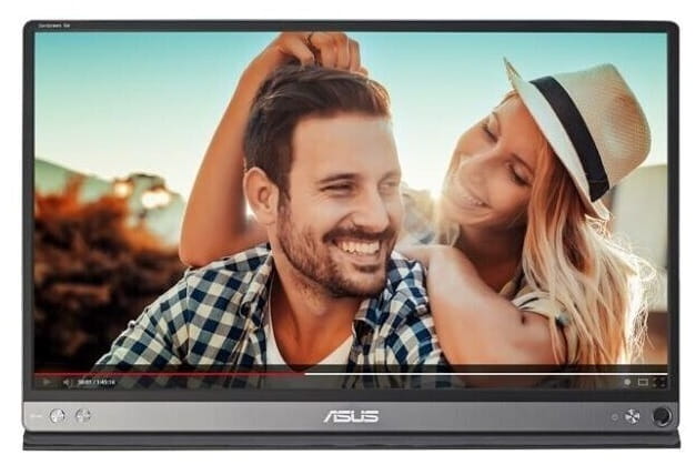 Монитор портативный Asus 15.6" MB16AP (90LM0381-B02170) IPS Dark Gray