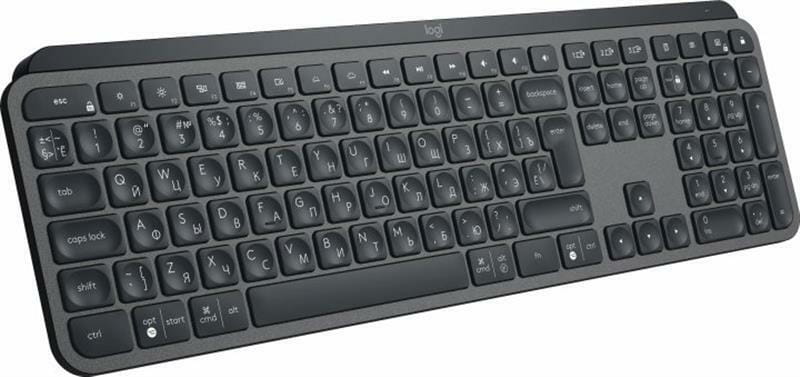 Клавиатура беспроводная Logitech MX Keys Advanced Wireless Illuminated UA Graphite (920-009415)