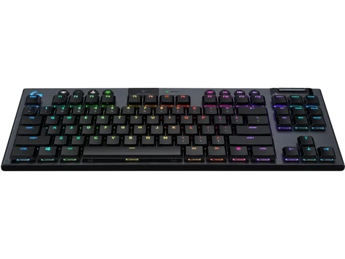 Клавиатура беспроводная Logitech G915 TKL Lightspeed Wireless RGB Mechanical Carbon Tactile Switch (920-009503)