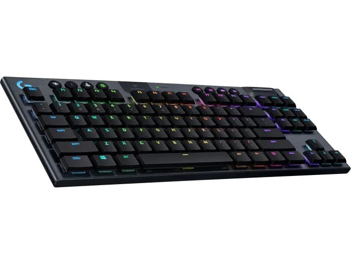 Клавиатура беспроводная Logitech G915 TKL Lightspeed Wireless RGB Mechanical Carbon Tactile Switch (920-009503)