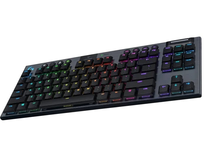 Клавиатура беспроводная Logitech G915 TKL Lightspeed Wireless RGB Mechanical Carbon Tactile Switch (920-009503)