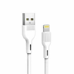 Кабель SkyDolphin S03L USB - Lightning (M/M), 1 м, White (USB-000417)