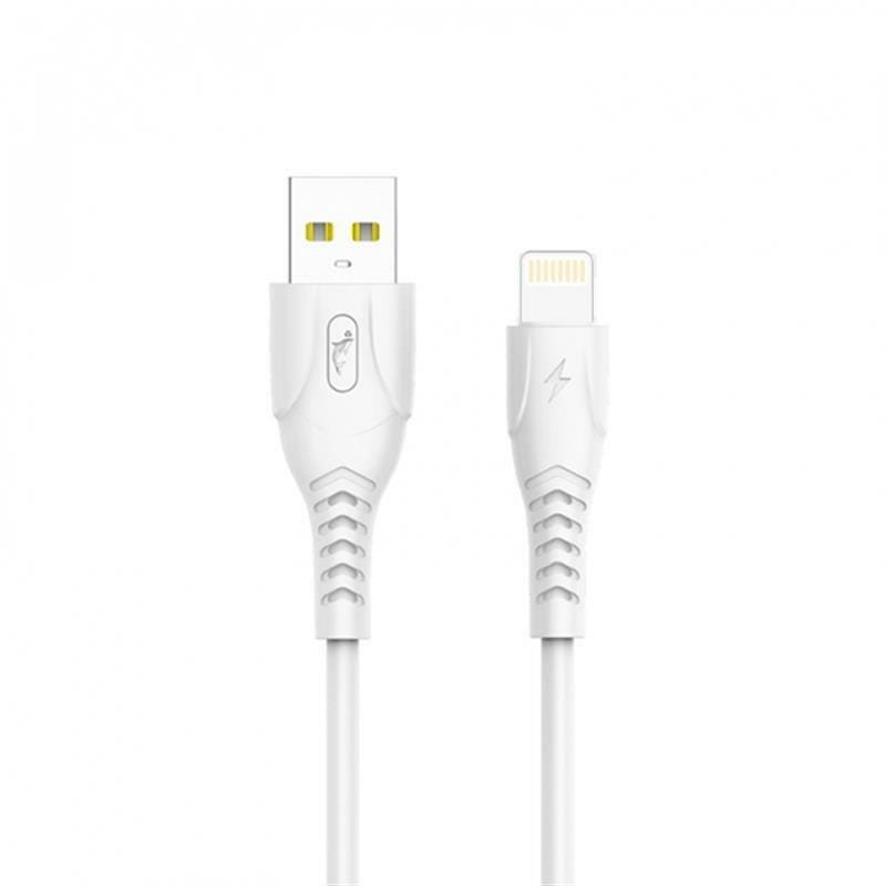 Кабель SkyDolphin S08L USB - Lightning (M/M), 1 м, White (USB-000560)