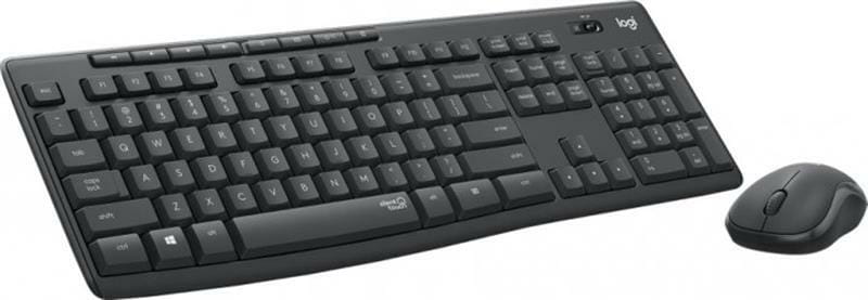 Комплект (клавiатура, миша) бездротовий Logitech MK295 Combo Black USB (920-009800)