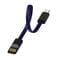 Фото - Кабель ColorWay USB - micro USB (M/M), 2.4 А, 0.22 м, Blue (CW-CBUM022-BL) | click.ua