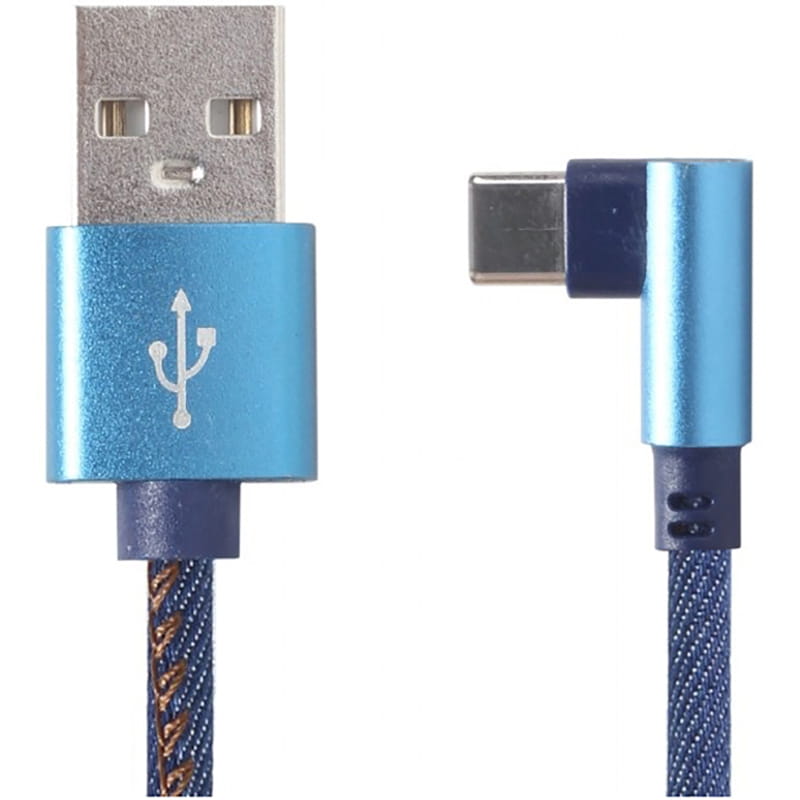 Кабель Cablexpert USB - USB Type-C V 2.0 (M/M), преміум, 1 м, синій (CC-USB2J-AMCML-1M-BL)