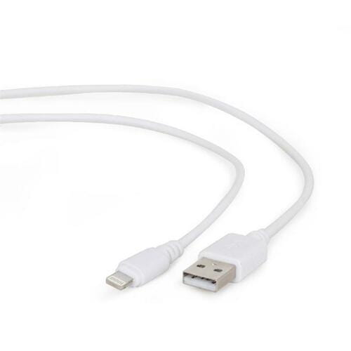 Photos - Cable (video, audio, USB) Cablexpert Кабель  USB - Lightning (M/M), білий, 2 м  CC (CC-USB2-AMLM-2M-W)