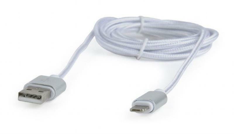 Кабель Cablexpert USB - Lightning + micro USB (M/M), 1.8 м, серый (CCB-USB2AM-mU8P-6)