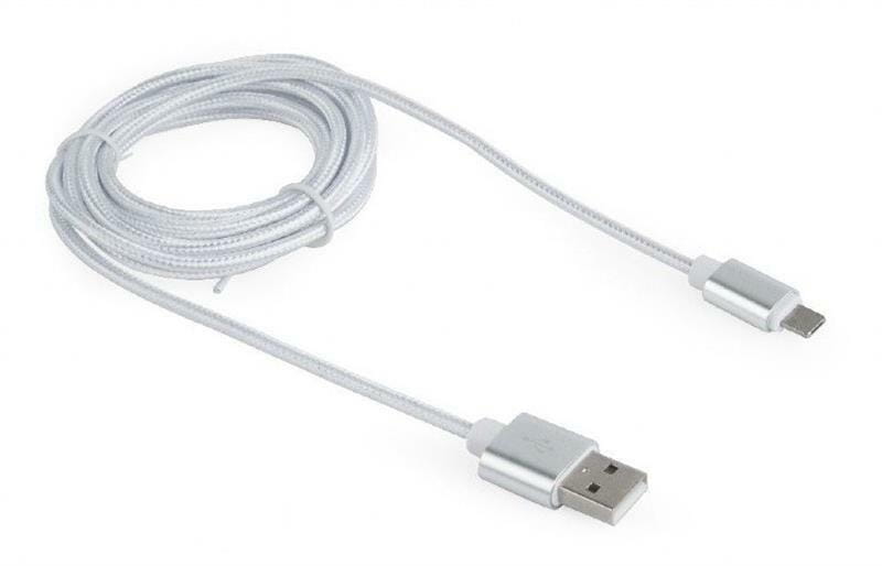 Кабель Cablexpert USB - Lightning + micro USB (M/M), 1.8 м, сірий (CCB-USB2AM-mU8P-6)