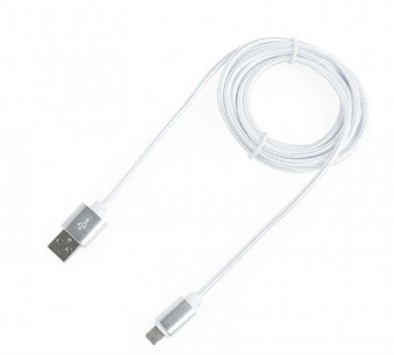 Кабель Cablexpert USB - Lightning + micro USB (M/M), 1.8 м, сірий (CCB-USB2AM-mU8P-6)